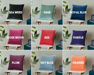 Personalized Velvet Cushion Cover – Custom Name Pillowcase in Sage Green – Wedding Gift, Couple Pillow, Soft Velvet Throw Pillow Cover